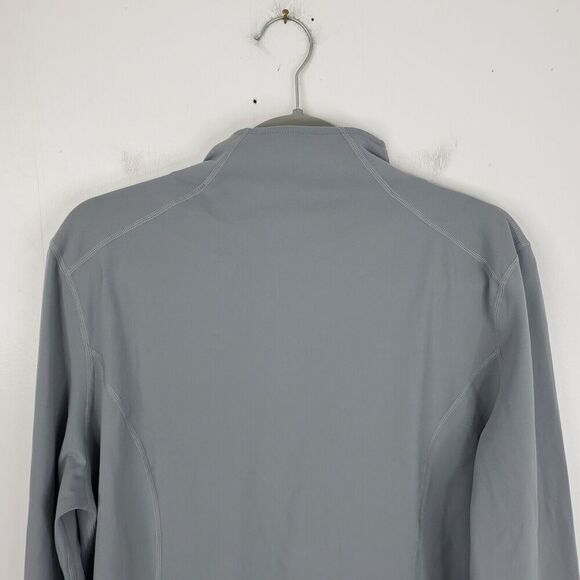 Zyia Active Fitted Sweatshirt Half Zip Light Gray Athleisure Womens XXXXL - Picture 9 of 9